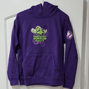 Kids Purple Halloween Hoodie